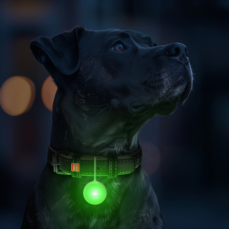 WAUDOG LED latarka dla psów, w sylikonowej obudowie