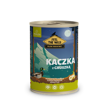 Karma mokra - Feel The Wild - kaczka z gruszką - 800g