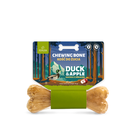 FEEL THE WILD chewing bone DUCK & APPLE - kość do żucia z dodatkiem kaczki i jabłka