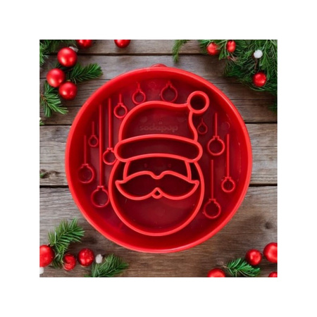 Santa Design eBowl Red-miska spowalniająca jedzenie Mikoła