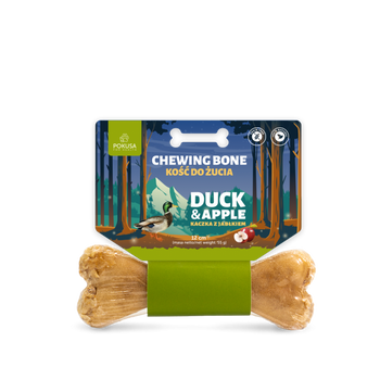 FEEL THE WILD chewing bone DUCK & APPLE - kość do żucia z dodatkiem kaczki i jabłka