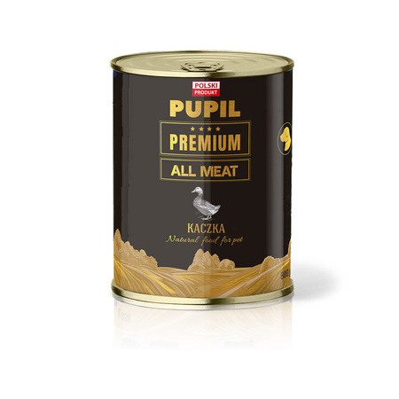 Karma mokra dla psa PUPIL Premium All Meat GOLD kaczka 800 g