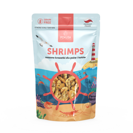 SHRIMPS suszone krewetki dla psów i kotówsearch SHRIMPS suszone krewetki dla psów i kotów - 40 g