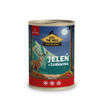 Feel The Wild - jeleń z żurawiną - 800g