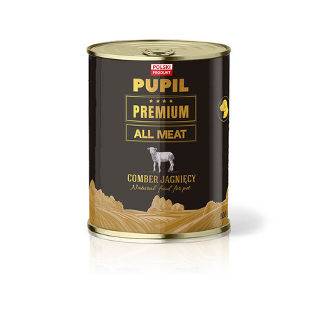 Karma mokra dla psa PUPIL Premium All Meat GOLD comber jagnięcy 800 g