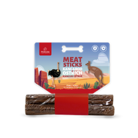 FEEL THE WILD - mięsne gryzaki: 2 x kangur i 2 x struś