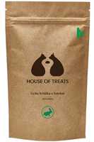 Ucho królika z futrem - 8 sztuk