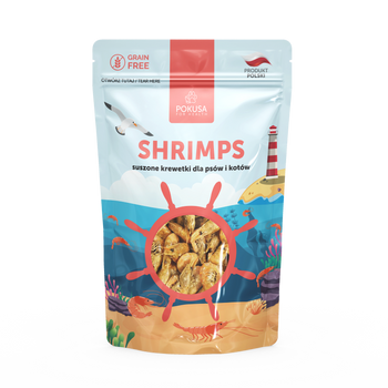 SHRIMPS suszone krewetki dla psów i kotówsearch SHRIMPS suszone krewetki dla psów i kotów - 40 g
