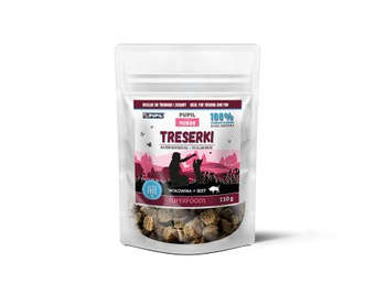 Treserki dla psa PUPIL Premium All Breeds wołowina 110g