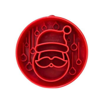 Santa Design eBowl Red-miska spowalniająca jedzenie Mikoła