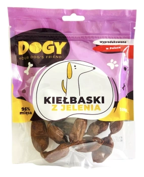 DOGY - Kiełbaski z jelenia 100g